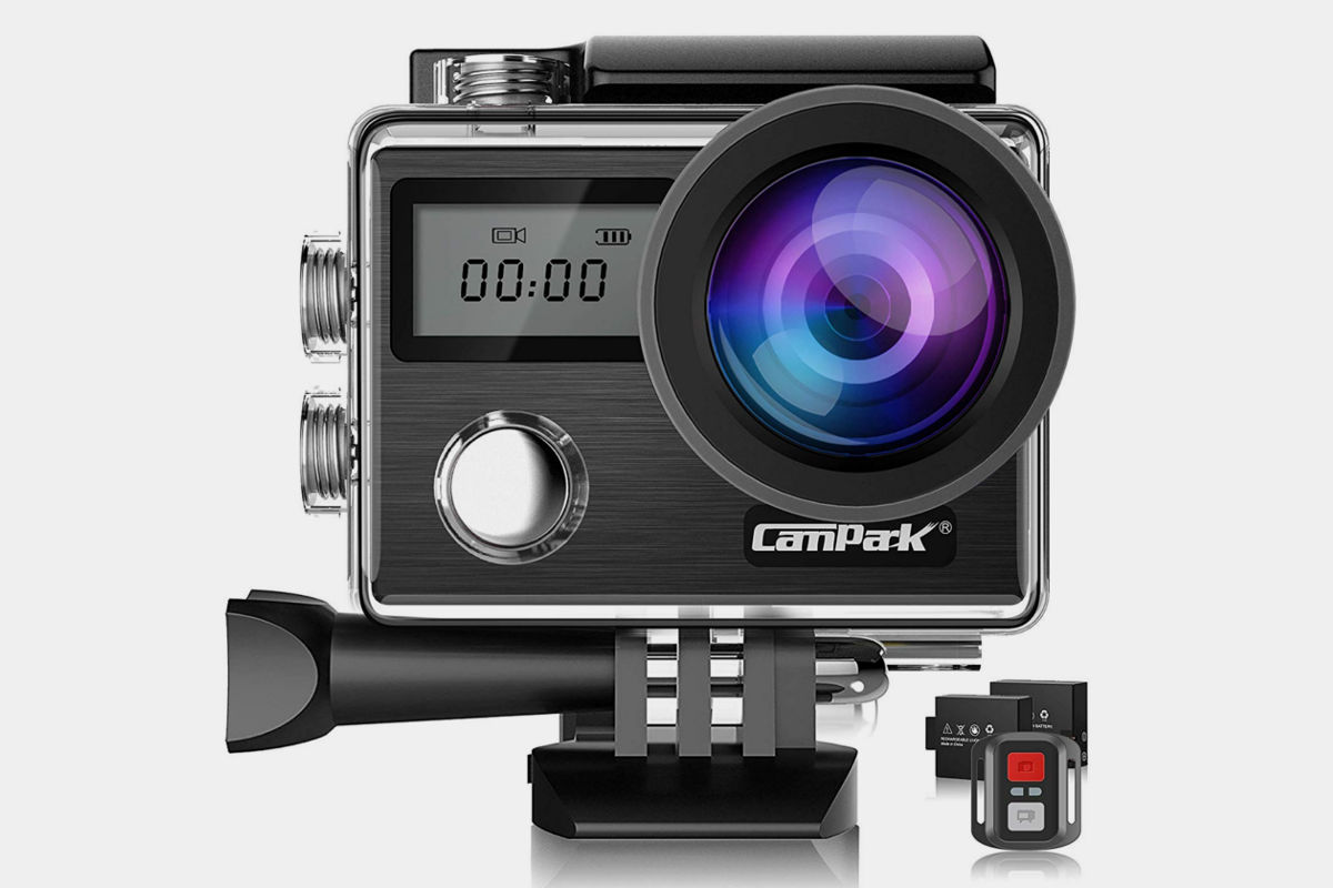 Campark Action Camera 4K 20MP Touch Screen Waterproof X20