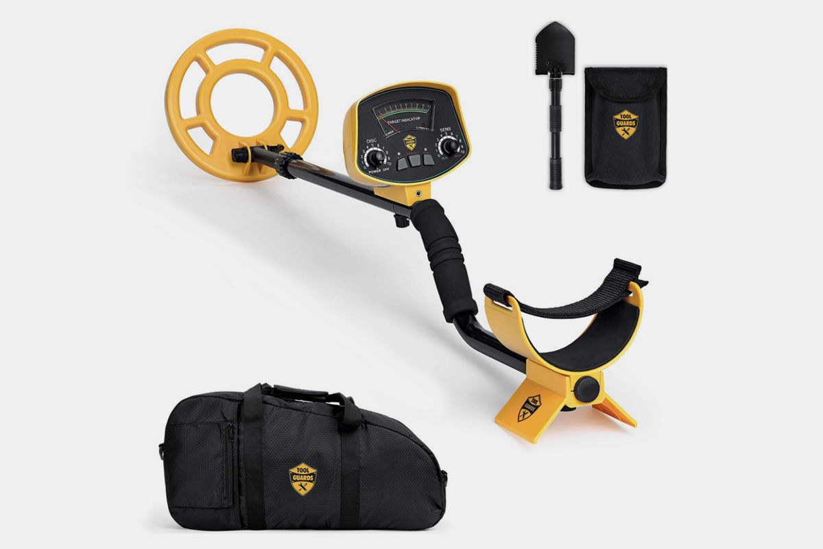 ToolGuards Metal Detector with Carrying Bag & Shovel