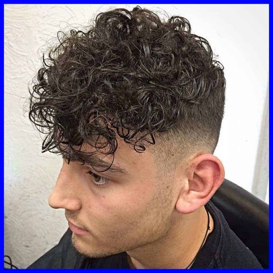Cute Hairstyle For Curly Hair Indian Male for Oval Face