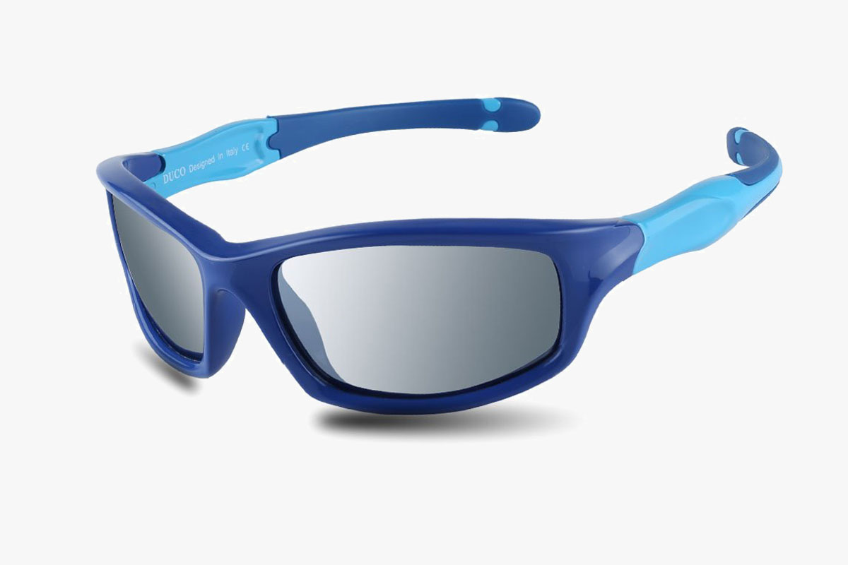 DUCO Kids Sports Style Polarized Sunglasses