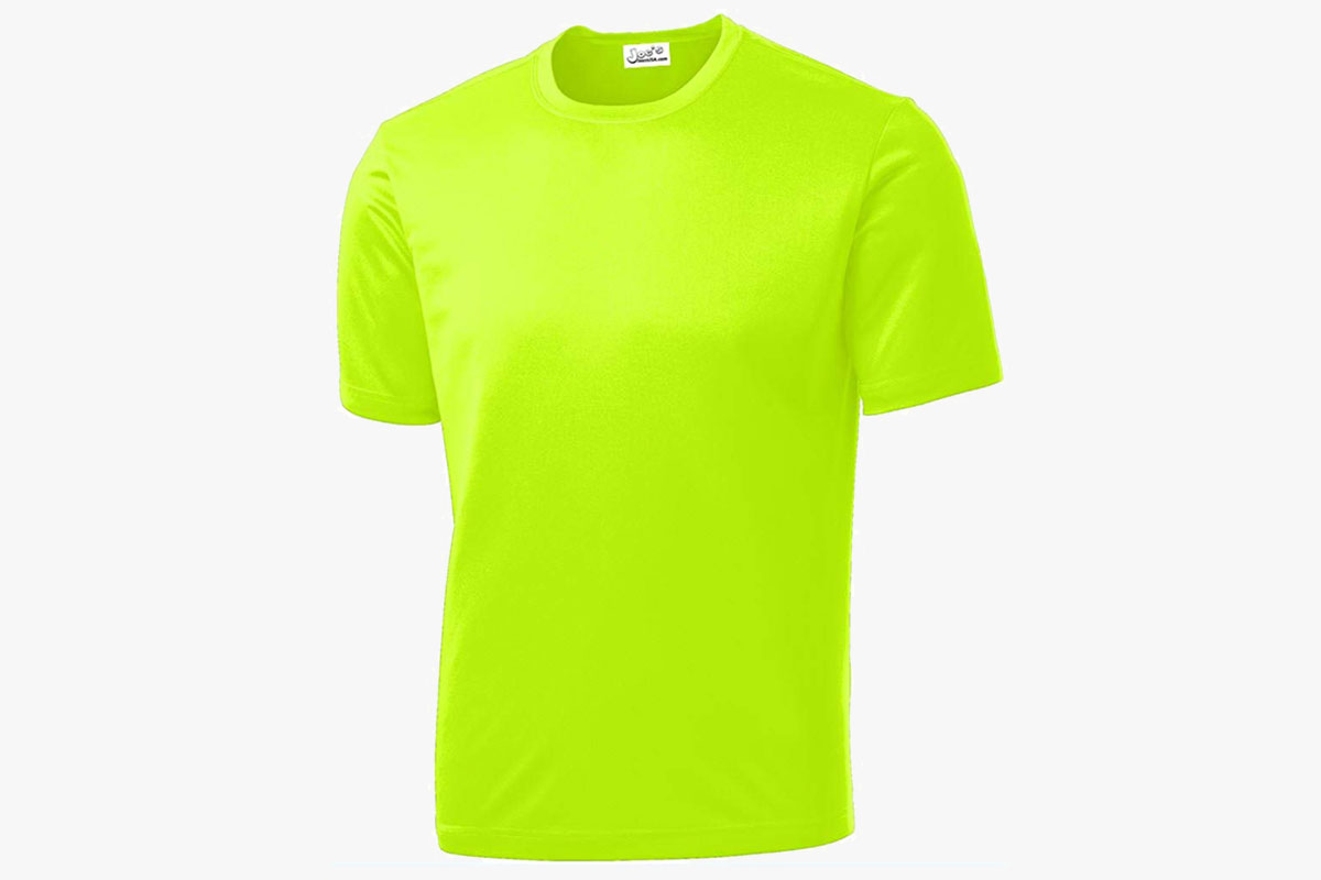Joe USA All Neon Color High Visibility Athletic T-Shirt