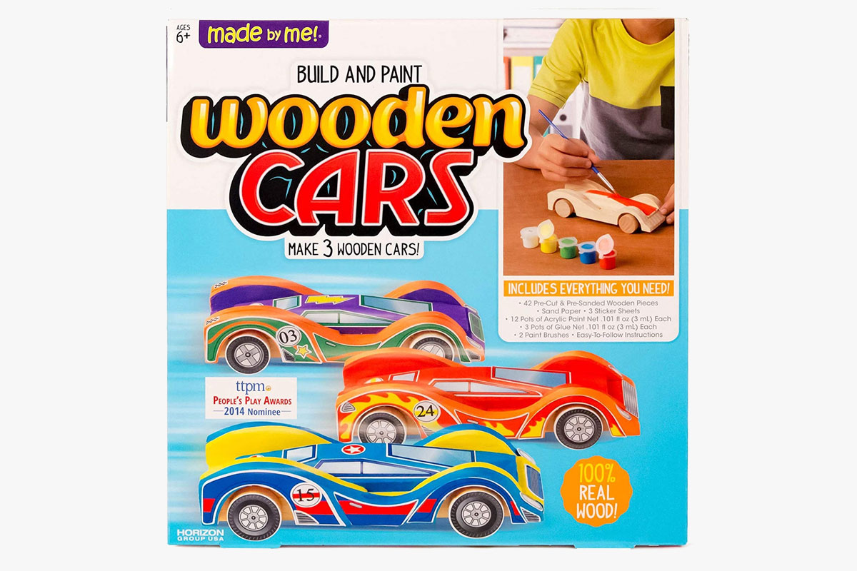 Made by Me Build & Paint Your Own Wooden Cars