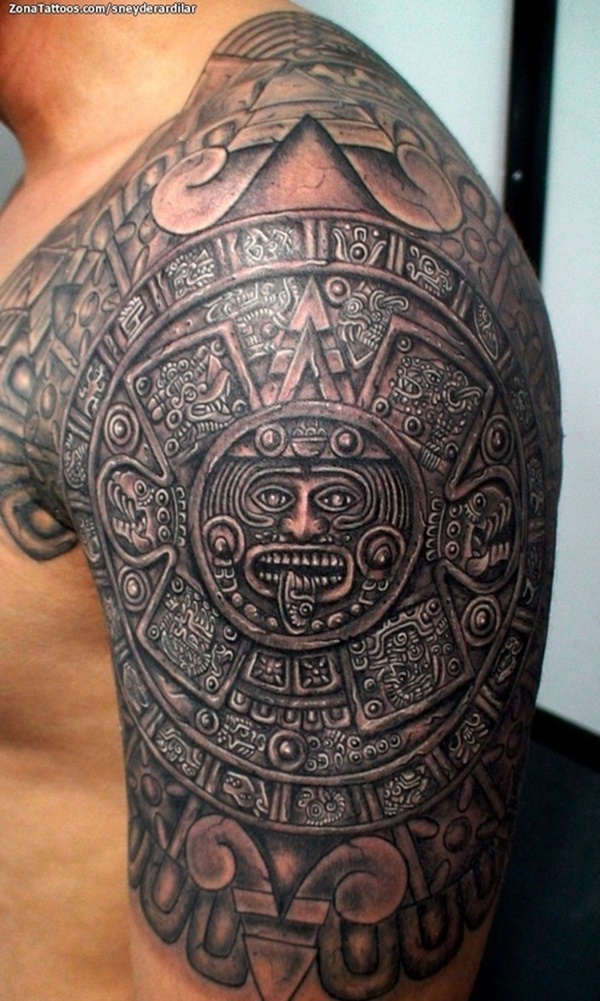 Tribal 3D Armor Tattoo