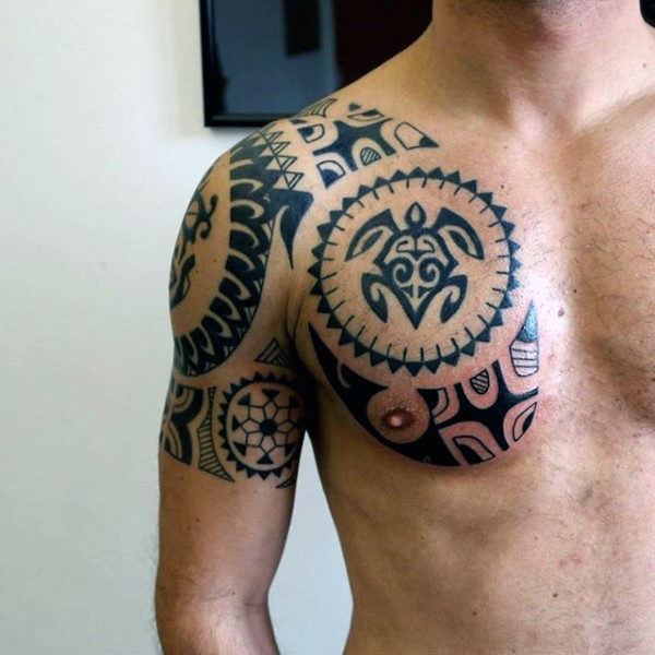 Turtle Tribal Tattoo Idea