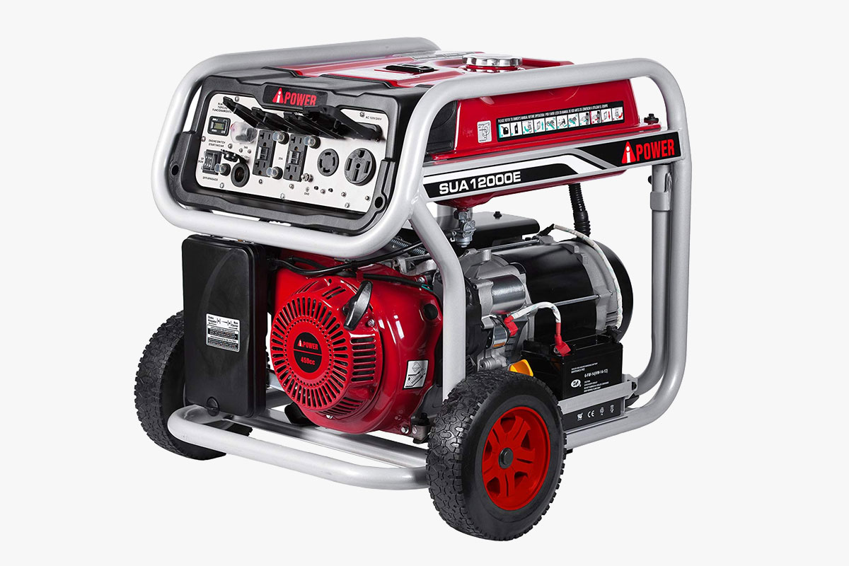 A-iPOWER SUA12000E - Gasoline Powered Generator with Electric Start