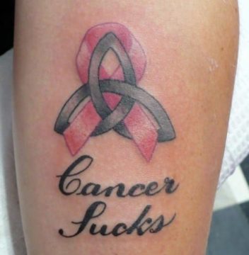 The 80 Best Cancer Ribbon Tattoos for Men | Improb