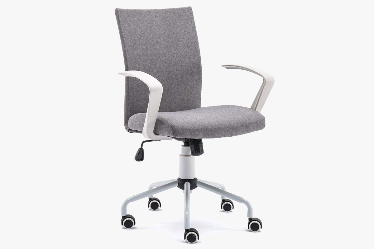 DJ Wang Grey Modern Office Computer Chair