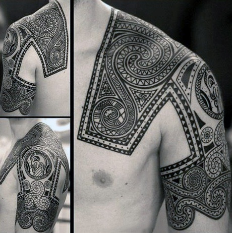 Exquisite Detailed Chest and Shoulder Piece