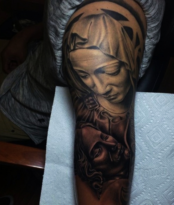 Mary Holding Jesus on Your Arm
