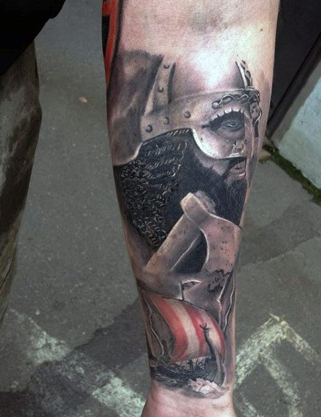 Nordic Tattoo that Looks Like a Photograph