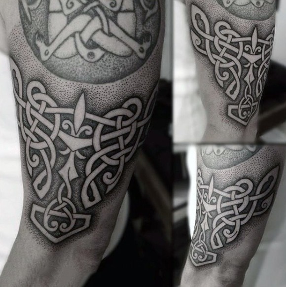 Norse Symbol Tattoo Idea for Men