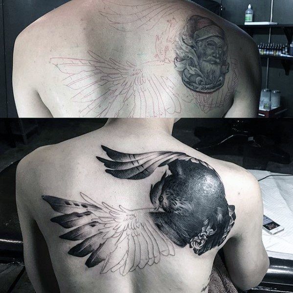 Replace Santa Clause with an Eagle Back Piece