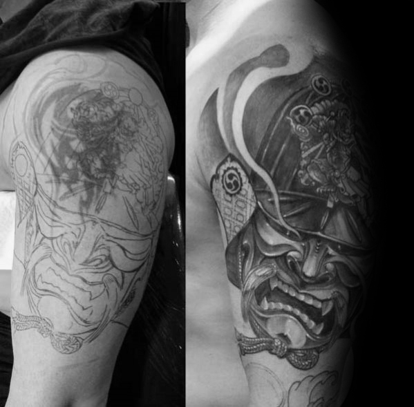 Replace an Old Tattoo with a Detailed Portrait Piece