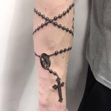 Rosary Arm Tattoo