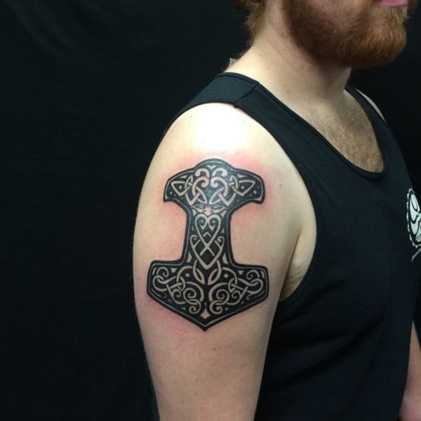 Shoulder Symbol Tattoo for Men