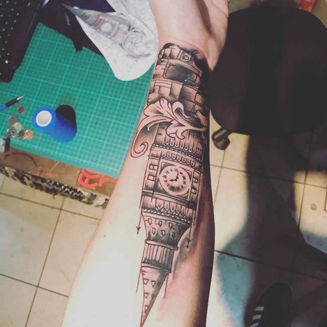 Tattoo of a Building that Holds Significance for You