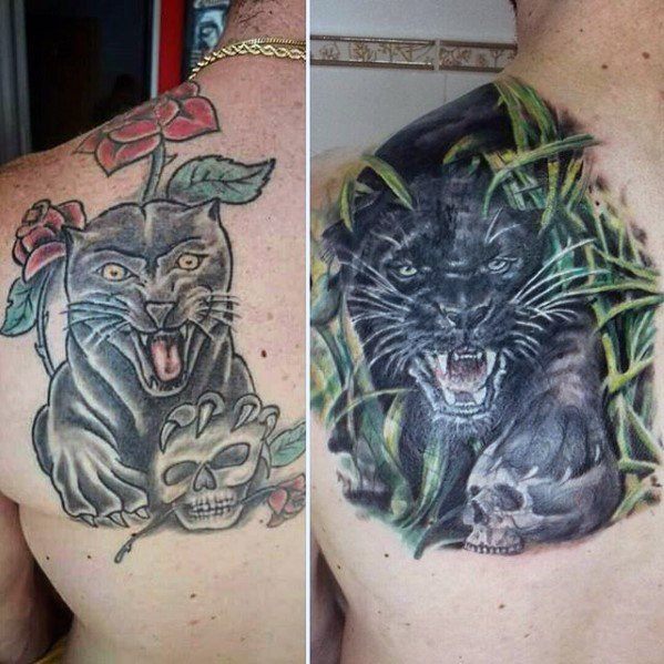 Touch Up an Old Panther Tattoo