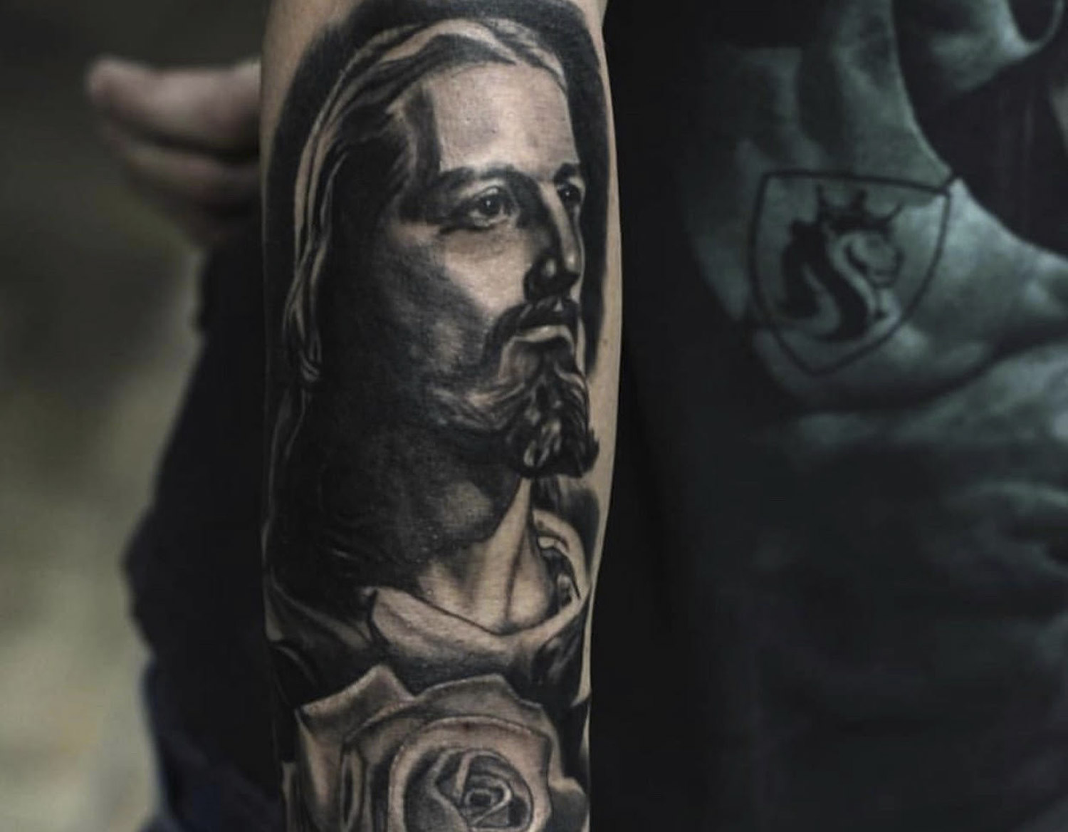 Small Jesus Arm Tattoos - wide 2