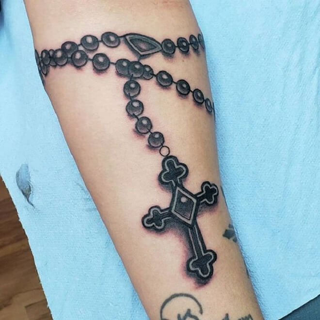 Bold and Shaded Rosary Piece for Men