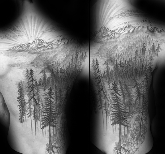 Full Forest Back Piece