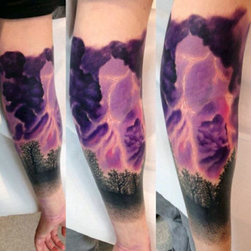 The 85 Best Cloud Tattoos for Men | Improb