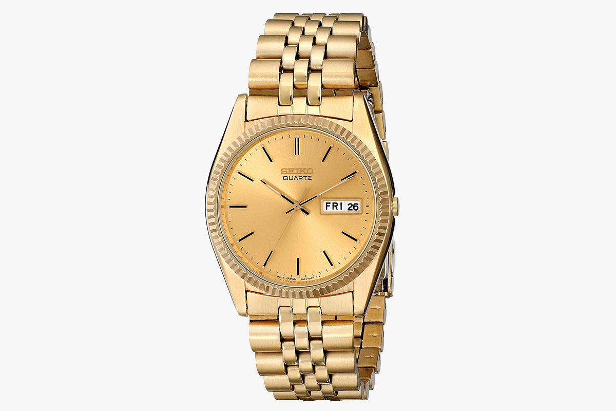 Seiko SGF206 Gold-Tone Stainless Steel Men’s Watch
