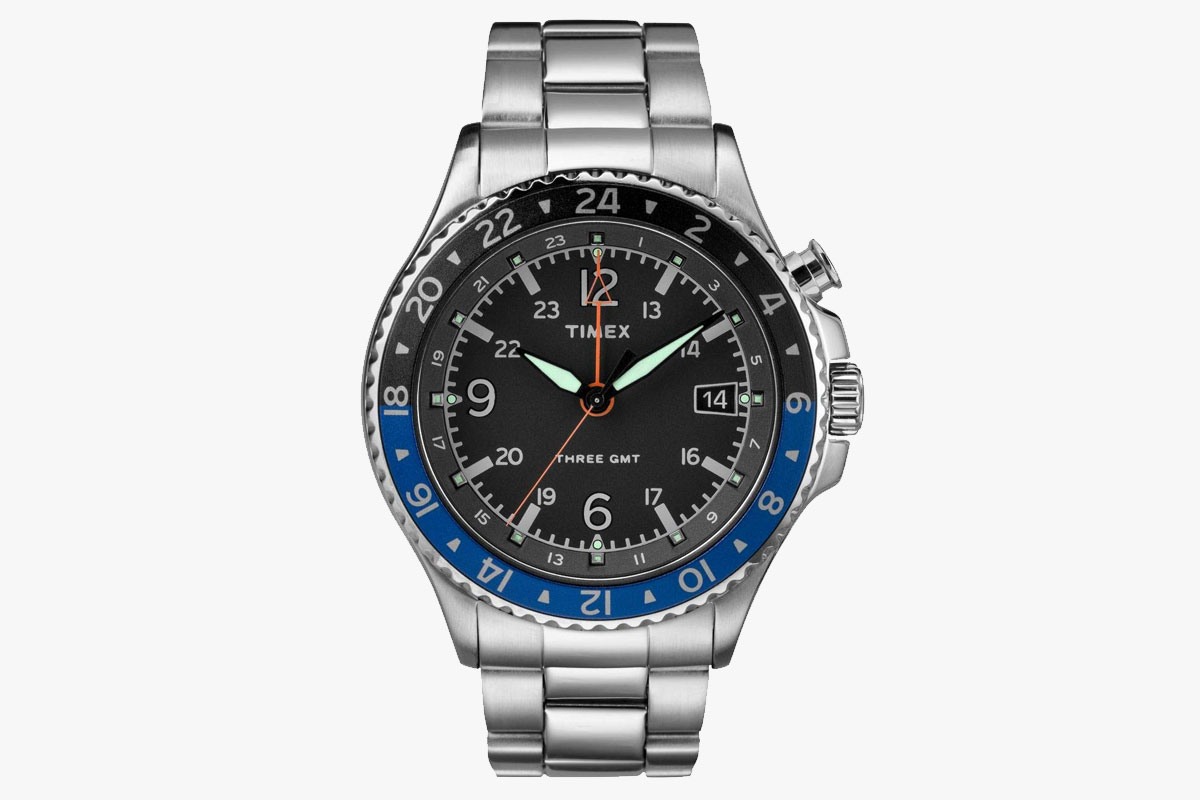 Timex Allied Three GMT Watch