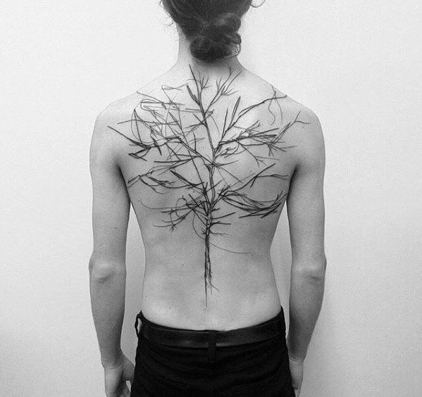 Twigs on Back