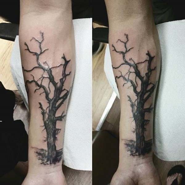 Twisting Turning Tree on Your Forearm