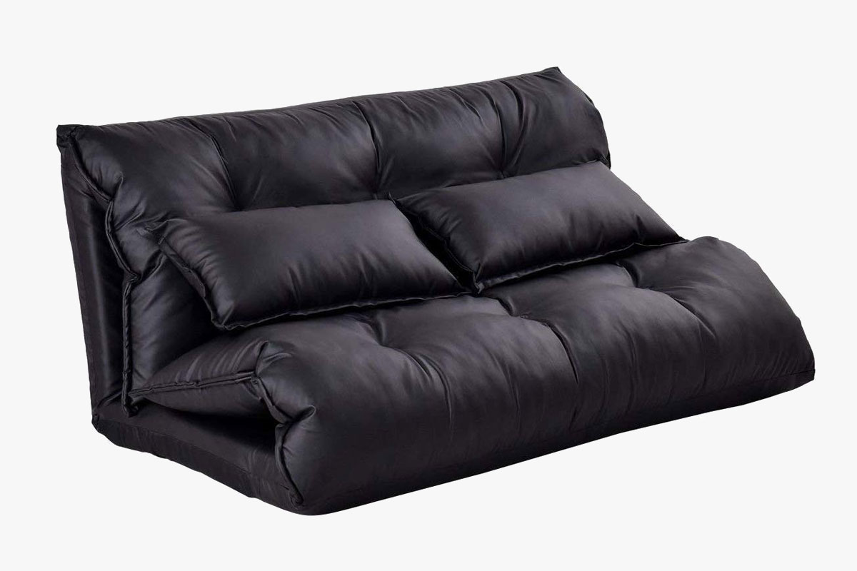 Giantext Floor Sofa with Two Pillows