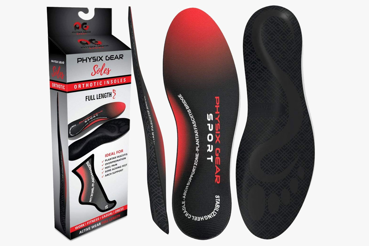 Physix Gear Sport Full-Length Orthotic Inserts