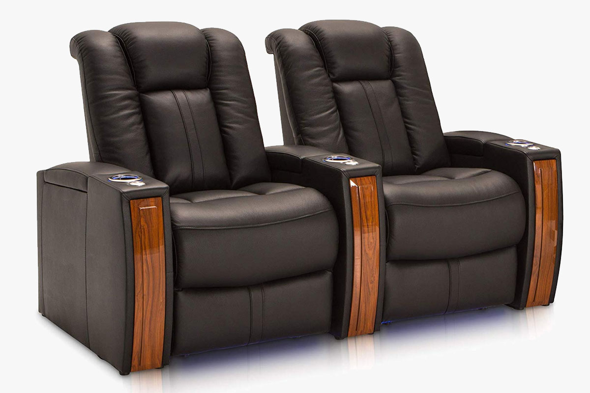 Seatcraft Monaco Leather Home Theater Seating