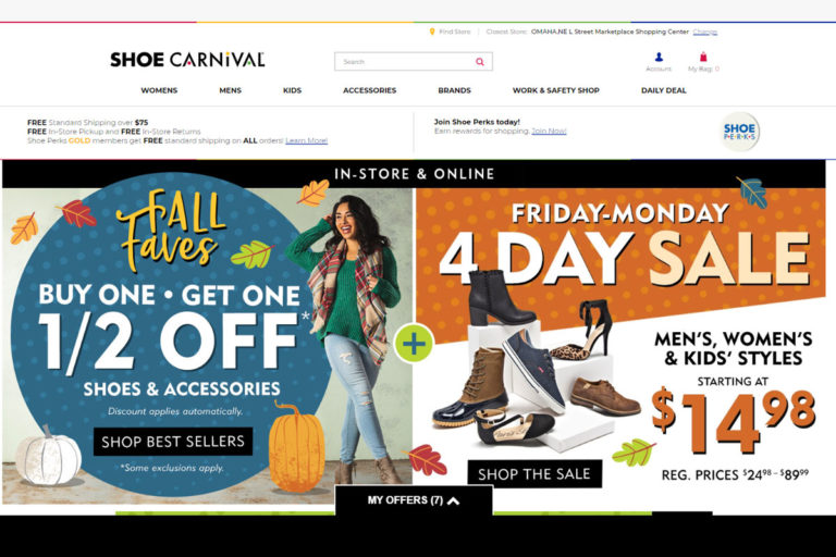 most popular online shoe stores