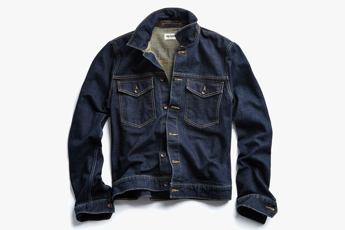 The Japanese Stretch Selvedge Jacket from Todd Snyder
