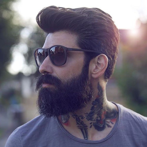 A Beard that Connects to a Full Head of Hair