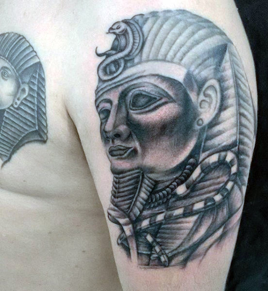 Bicep Tattoo Idea for Egyptian Men