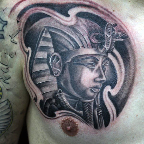 Chest Piece Design of a Pharaoh in Egypt