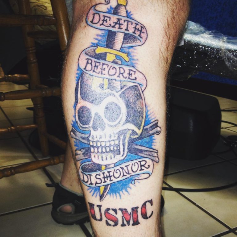 The 100 Best Marine Tattoos for Men | Improb