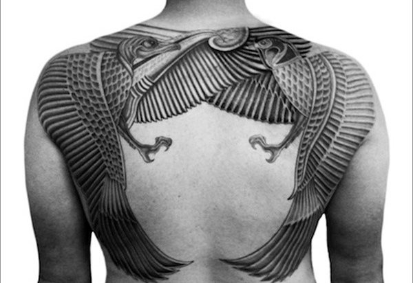 Egyptian Male Tattoo Idea for a Back Piece