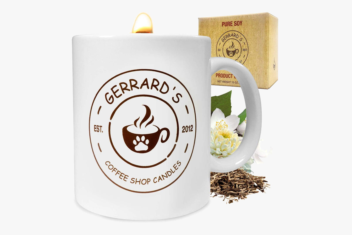 Gerard's Coffee Shop Crackling Aromatherapy Candle