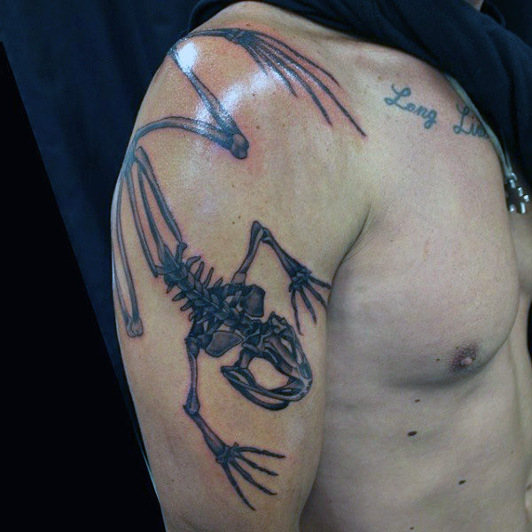 Navy SEAL Upper Arm Tattoo Idea for Men