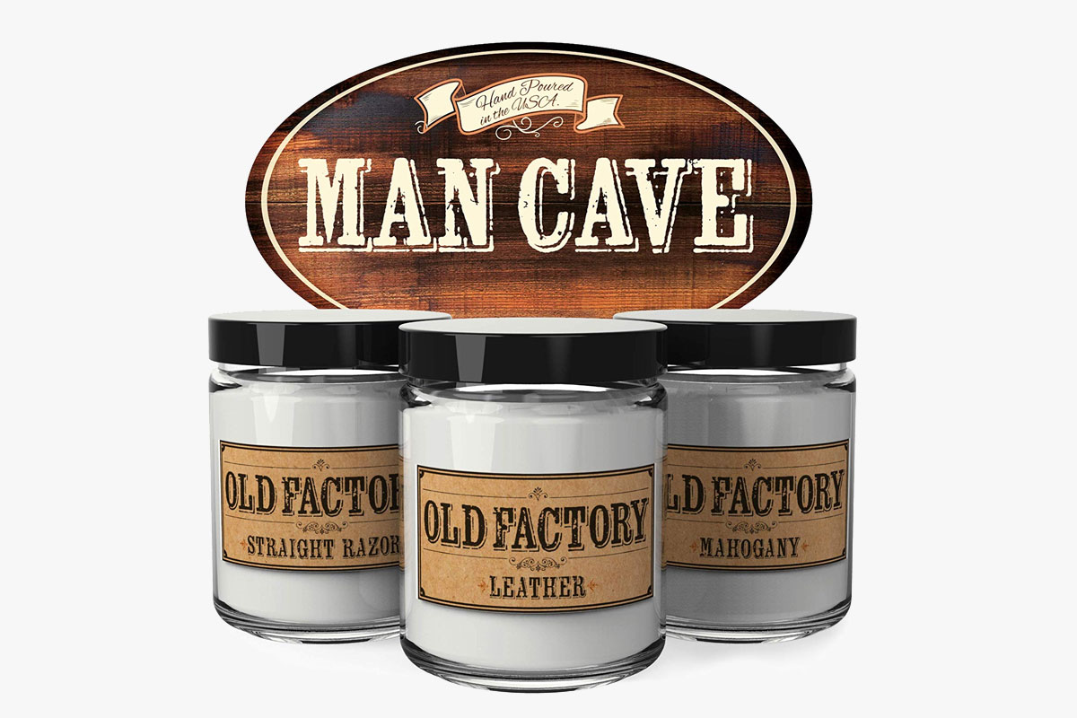Old Factory Scented Candles for Men