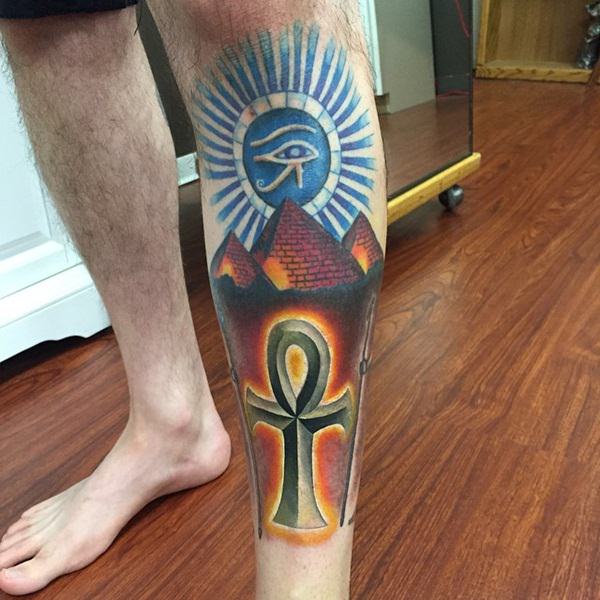 Symbolic Rays of Sun Tattoo Idea for Men