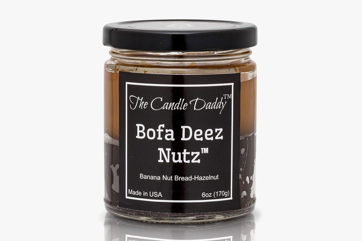 The Candle Daddy Bofa Deez Nutz Banana Nut Bread – Hazelnut Scent