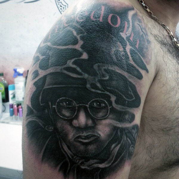 Upper Arm Soldier Tattoo Design