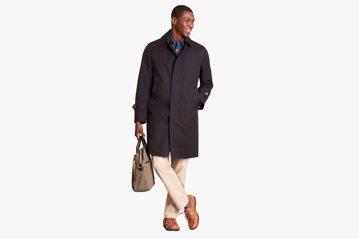 Brooks Brothers Single-Breasted Trench Coat