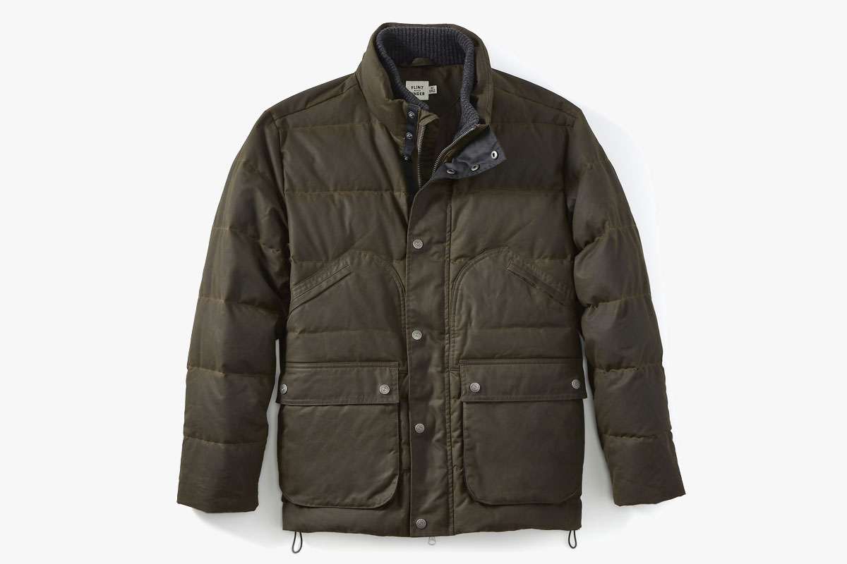 Flint and Tinder Quilted Waxed Field Jacket