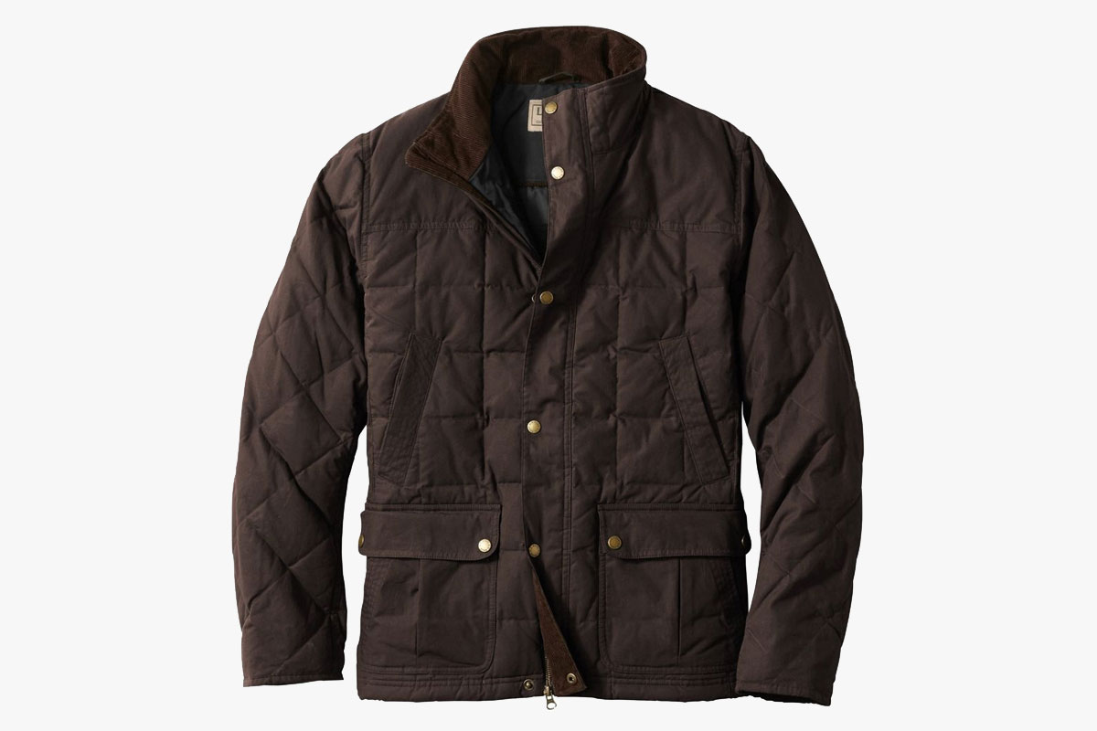 L.L. Bean Upcountry Waxed-Cotton Down Jacket