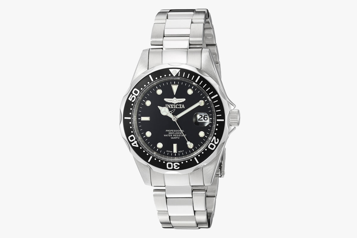 Invicta Pro Diver Collection Silver-Tone Men's Watch