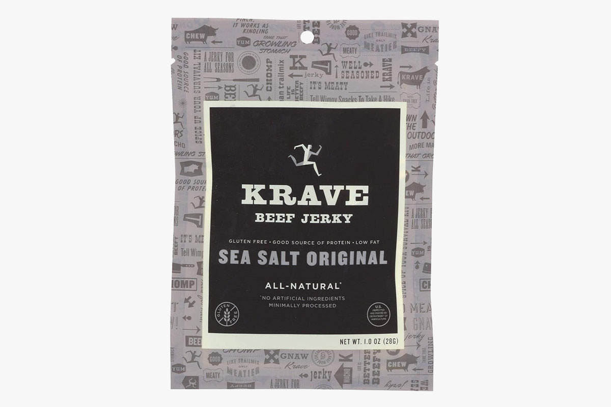 Krave Jerky Sea Salt Original Beef Jerky